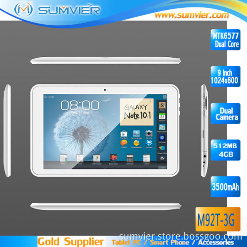 9inch Capacitive Tablet PC with 4G Dual Core